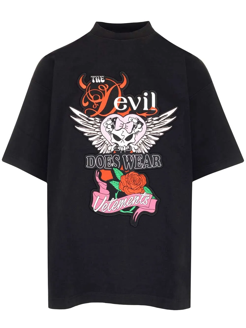 Vetements Devil Printed Crewneck T-Shirt