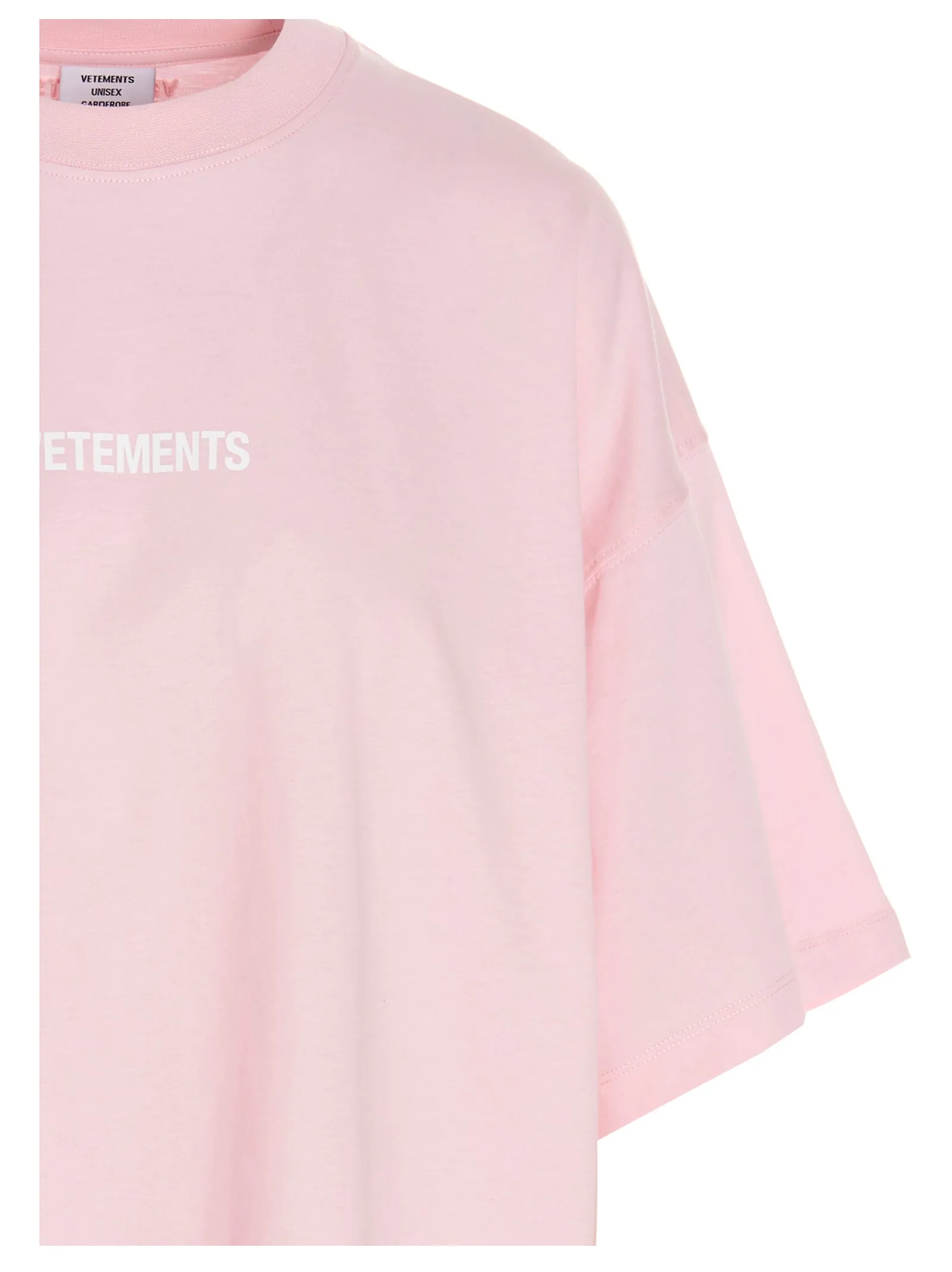 Vetements Logo Printed Crewneck T-Shirt