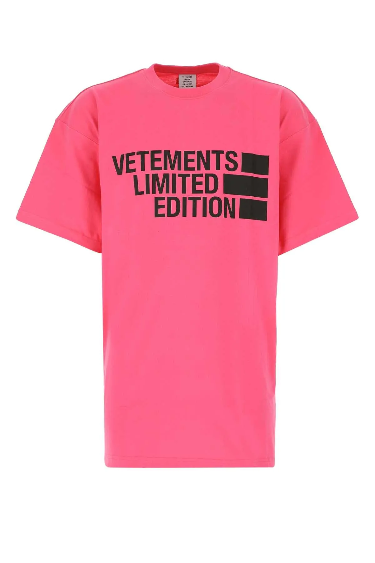 Vetements Logo Printed Oversized Crewneck T-Shirt