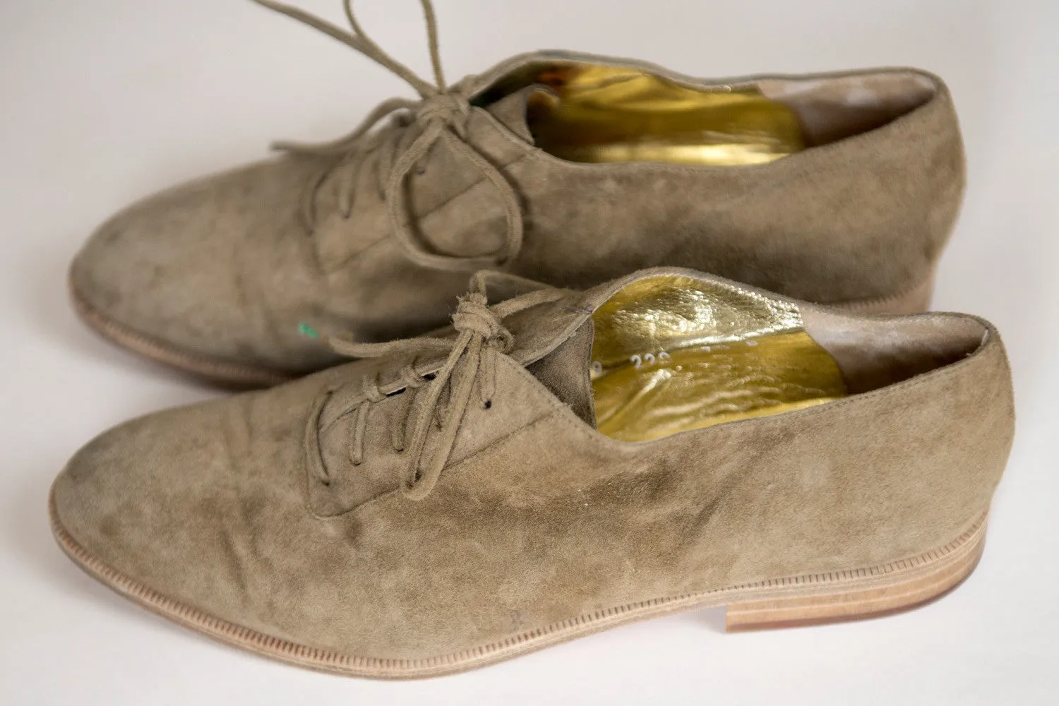 Vintage Women’s Designer Grey Suede Shoes