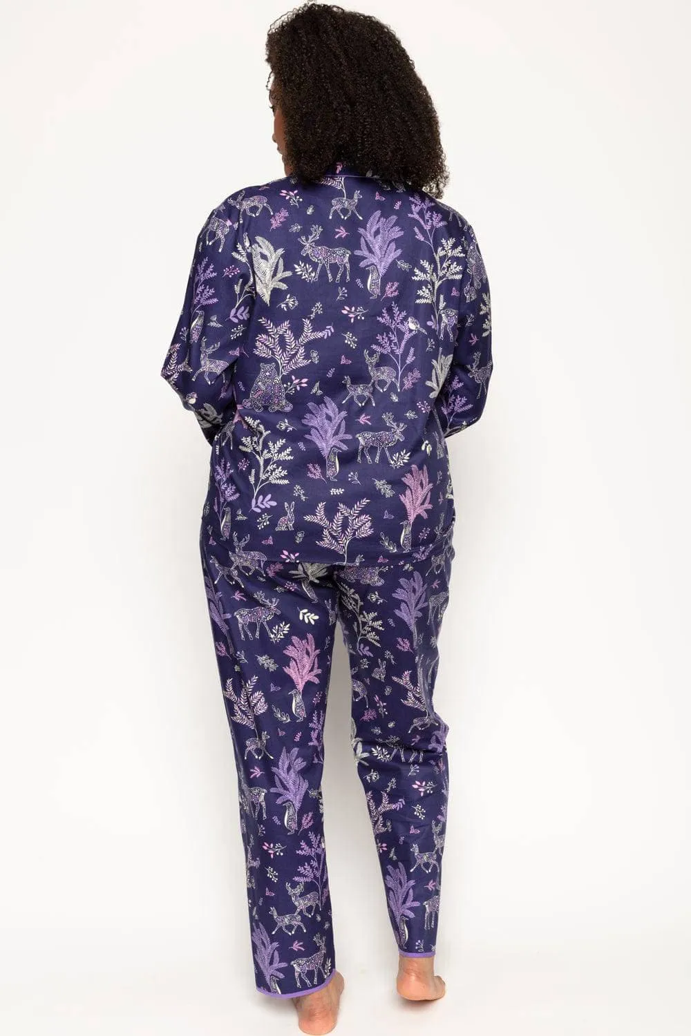 Violet Forest Animal Print Pyjama Pants