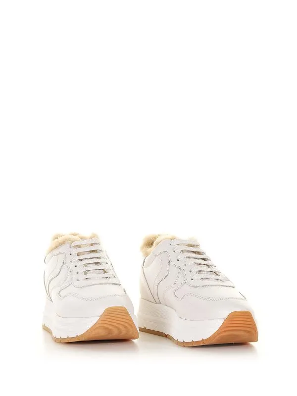 Voile Blanche Shearling-lined leather sneaker