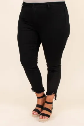 Whereabouts Unknown Skinny Jeans, Black