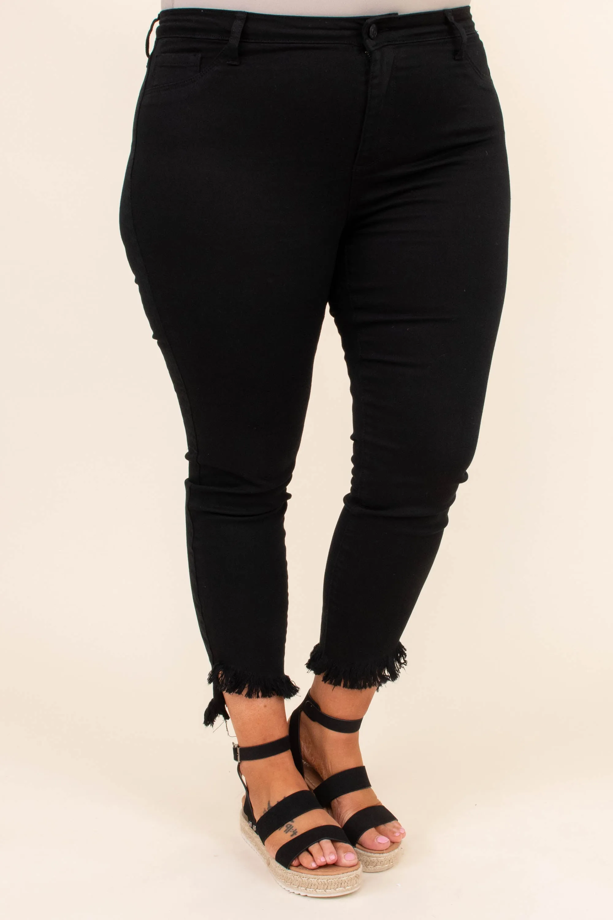 Whereabouts Unknown Skinny Jeans, Black