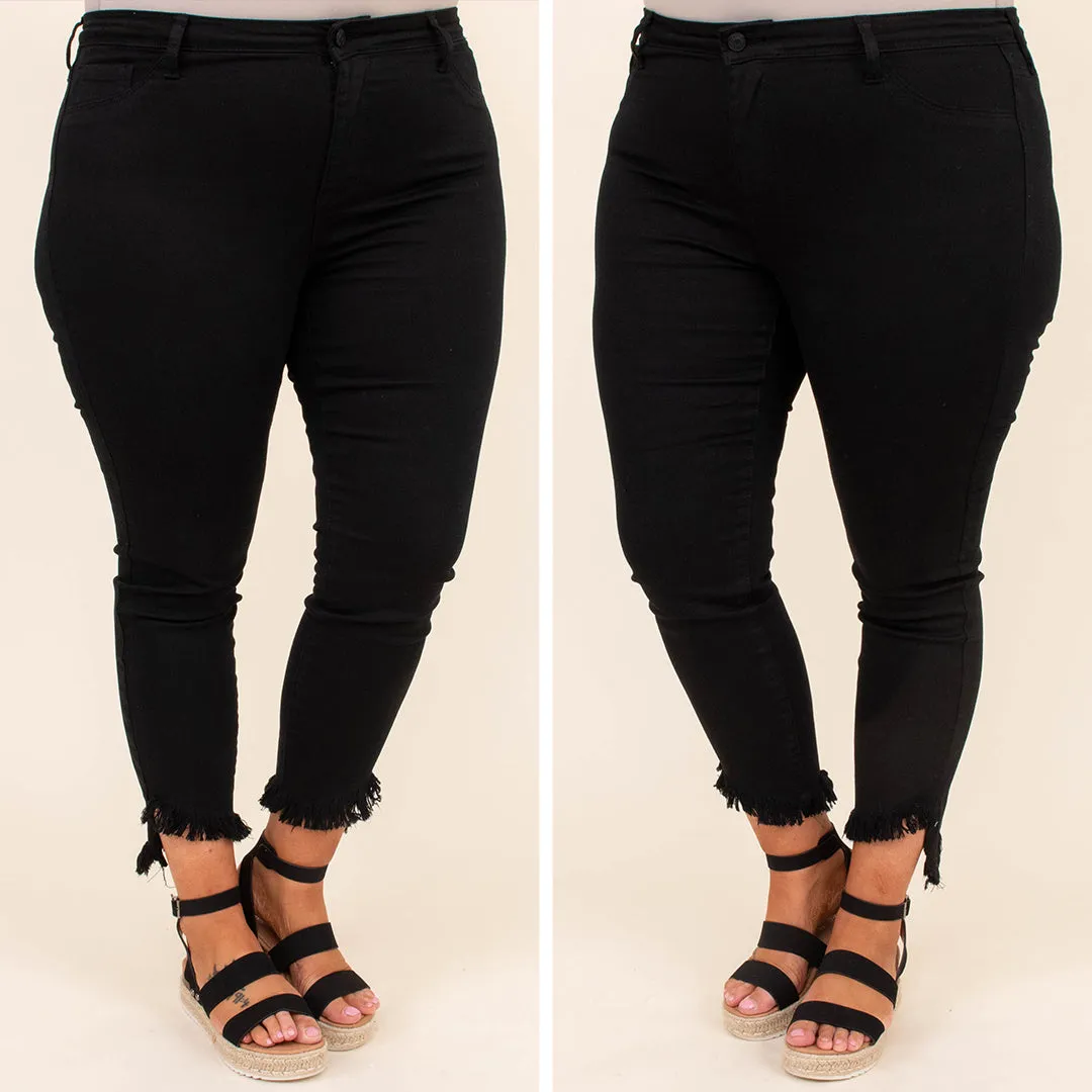 Whereabouts Unknown Skinny Jeans, Black