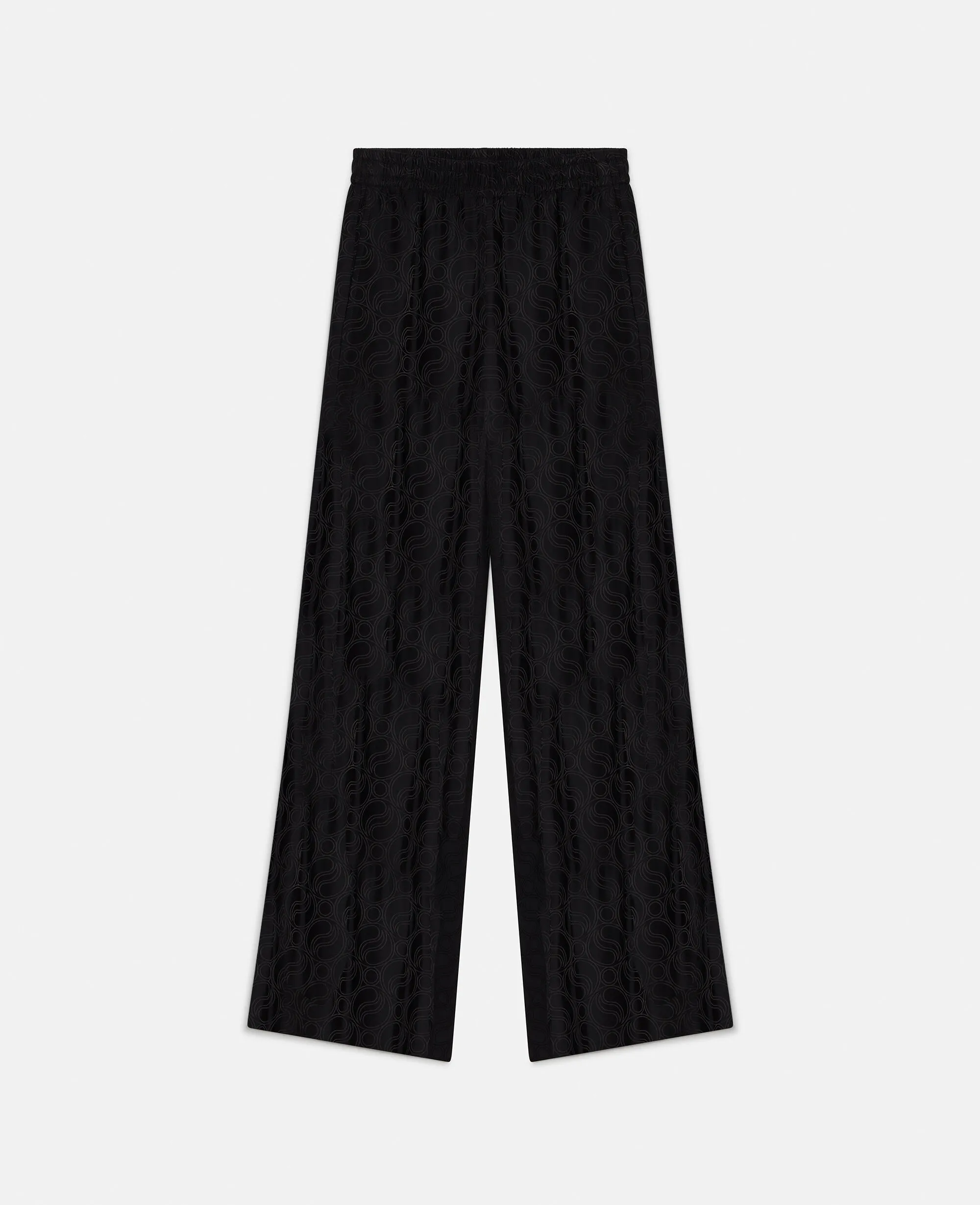 Wide-Leg S-Wave Trousers