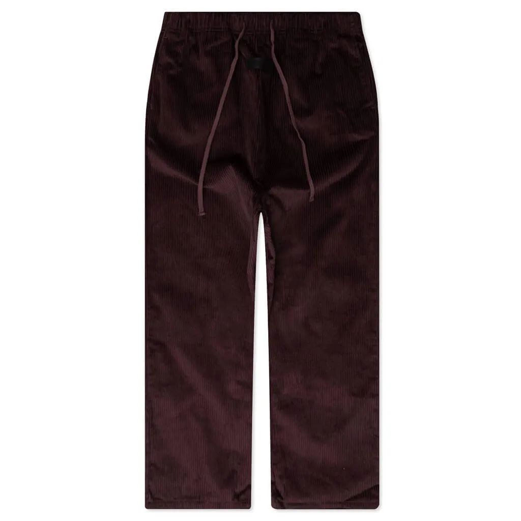 Women's Relaxed Trouser - Plum