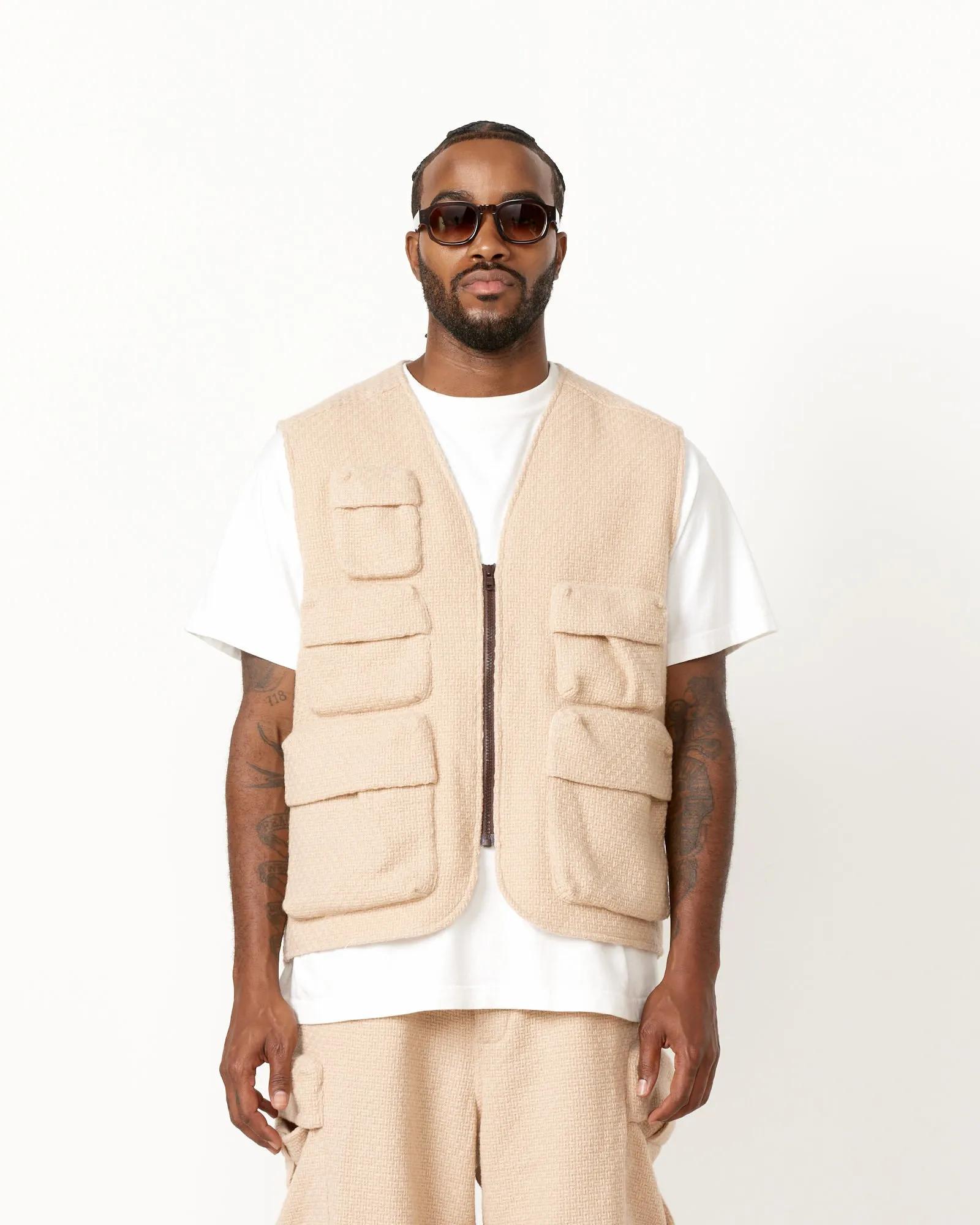 Wool Multipocket Vest