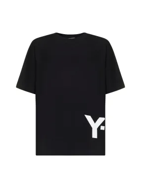 Y-3 Logo Printed Crewneck T-Shirt