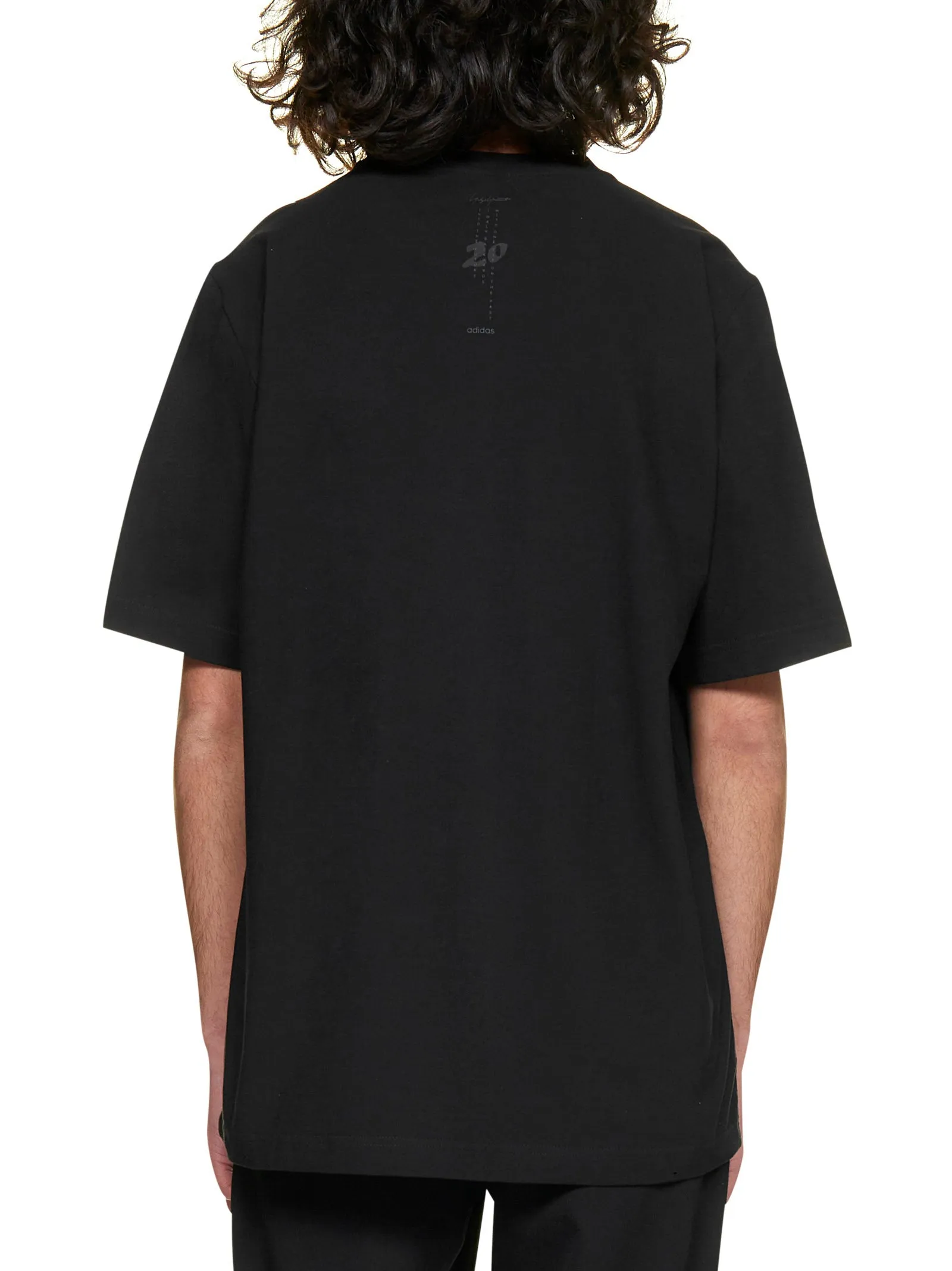 Y-3 Logo Printed Crewneck T-Shirt