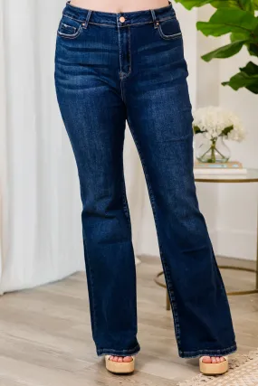 You Better Work It Jeans, Dark Wash