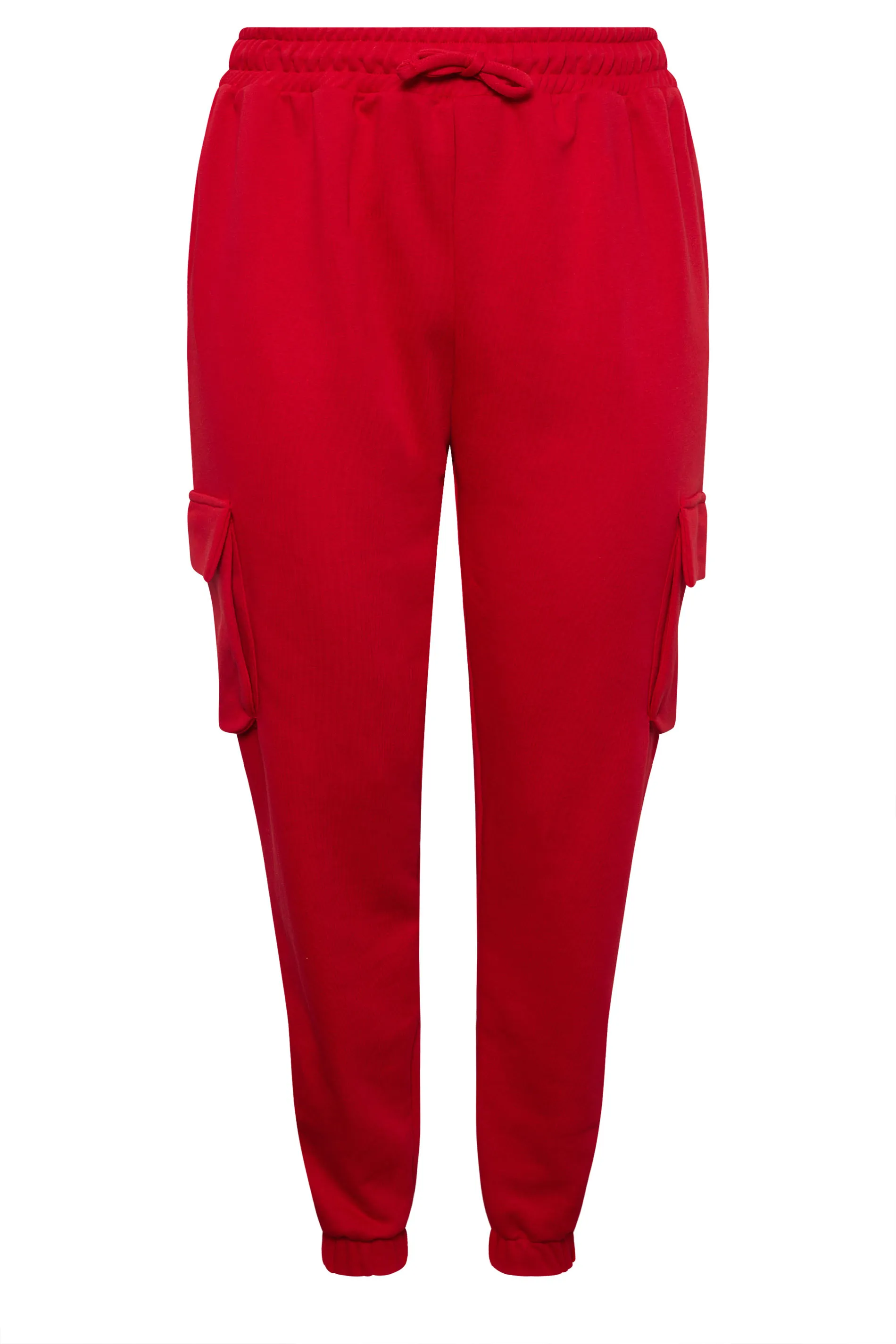 YOURS Curve Red Cargo Joggers